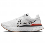 Nike React Infinity Run Flyknit 3 Leopard Naiste Tennised Valge Platinum-Toon Team-Oranž DZ5215-001 38