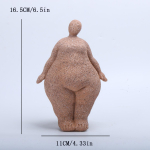 1 tk, Liivakivi Vaik Paks Naine Kuju K&auml;sitsi valmistatud Liivakivi Abstraktne Kunst Kodu Elutuba Kontor Kapp Lauaplaat Sissep&auml;&auml;s Dec