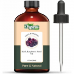 Orgaaniline Zing musta vaarika seeme (L&auml;&auml;ne-vaarikas) &Otilde;li | Puhas ja looduslik baas&otilde;li nahahoolduseks ja juuksehoolduseks - 118 ml / 3,99 fl oz