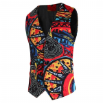 Moodne Personaliseeritud Uus Meeste Vabaaja Slim Retro Tr&uuml;kiga &Uuml;likonna Vest N&ouml;&ouml;pidega &Otilde;mblustega Kampsun M punane