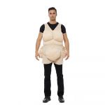 EraSpooky T&auml;iskasvanute Rasvane Kost&uuml;&uuml;m Naljakas Vana Paks Halloweeni Kost&uuml;&uuml;mi Aksessuaarid One Size