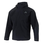 Adidas Modern Tech Soe Lahtine Veekindel Tuulejope Kapuutsiga T&otilde;mblukuga Pikkade Varrukatega Jakk Meeste Jakid Must KB7624 M black