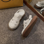 Baotou sandaalid naistele, suvised uued &uuml;ler&otilde;ivad, &otilde;&otilde;nsad paksud tallad, poolsussid, vabaaja kaks kantud naiste rooma sandaalid 35 beež