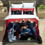 BSB b&auml;nd Backstreet Boys Voodipesukomplektid peen vooditarvete komplekt tekikott vooditekk voodipesukomplekt luksuslik s&uuml;nnip&auml;evakingitus AU Single 140x210cm
