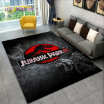 3D-koomiks Jurassic Parki dinosauruste ala vaip, suur vaip, elutoa diivani uksematt, libisemiskindel lapse p&otilde;randamatt 60*90cm