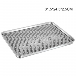 1 tk roostevabast terasest tilkumisalus Ideaalne v&auml;ikeste k&uuml;lmikute, konditsioneeride, autode, masinate lekete p&uuml;&uuml;dmiseks