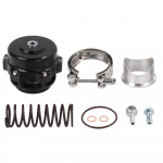 Universaalne 50mm BOV V-riba Blow Off klapp BOV Q t&uuml;&uuml;p Keevitus V-riba &auml;&auml;rikuga Vedru BOV 35 PSI Tiali stiil must