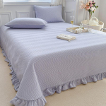 Voodikatted Tepitud voodipesu Jacquard voodikate Kodutekk Ruffles voodilina (Padjap&uuml;&uuml;r puudub) 150x230cm 1pc