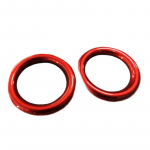 Toyota CHR C-HR 2017 2018 auto ABS ABS kroompunase kaanekatte esi- ja tagaosa tagumise udutule raami varda jaoks Chromium front