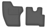 Dywaniki samochodowe welurowe grafitowe do: VW LT II van (1996-2006)