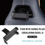 Autofoonihoidik BYD Song Plus Sealion 6 Seal U 2024 2025 Tagumise istme kronstein iPad'i hoidikuks Tarvikud Osad a set