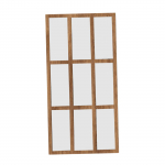 Dekoratiivne seinaklaas Minimalistlik imitatsioonaken Seinapeegel Seinakujundus elutuppa, talumajja, vannituppa, k&ouml;&ouml;ki, magamistuppa