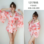 Uus Jaapani kimono v&otilde;rgutav seksikas pesu armas m&auml;nguline cosplay One size fits all ( 40-60kg ) roosa