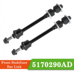 2 tk esimese stabilisaatori varda liigend K80894 Dodge Ram 1500 4WD 2006-2018 jaoks 5170290AD