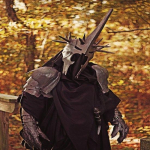 N&otilde;idade Kuningas Must Nazgul Kost&uuml;&uuml;mi S&otilde;rmus Halloweeni Kost&uuml;&uuml;m Cosplayks S&uuml;nnip&auml;evakingitus