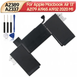 Uus laetav liitiumaku A2389 A2337 Apple Macbook Air 13 A2179 A1965 A1932 2020 M1 s&uuml;learvutile 4379mAh