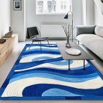 Moodsad geomeetrilised abstraktsed vaibad Uus flanellist elutoavaip Suure pindalaga dekoratiivvaibad Magamistoa voodi k&otilde;rvale libisemiskindel pehme p&otilde;randamatt 60*90cm gray