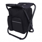 Kalap&uuml;&uuml;gitool Kokkupandav Taburet Kaasaskantav Seljakott Jahuti Soojustatud Piknikukott Iste must