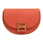 Chloe Marcie Klapp-kinnitusega Poolkuu Kujuline Sile Vasikanahast Klapp-&otilde;lakott Ristkorraldusega Minikott Naiste kotid Oranž CHC23-AP847K82-848 Basic Set (Bag+Dust Bag)