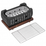 Jaapani grillimispann Mini Kodune alumiiniumisulamist s&ouml;egrillahi Ahju tarvikud Grillahi Kaasaskantav BBQ grill