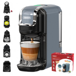 HiBREW H2B 5-in-1 mitme kapsliga kohvimasin, kuuma/k&uuml;lma kohvi valmistaja, 19 baari r&otilde;huga ekstraheerimine, 600 ml eemaldatav veepaak roheline