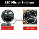 Auto Esiosa Grillitud T&auml;he Embleem LED Valgustusega Logo Valge Sinine Punane Valgus Mercedes Benz W253 W204 W205 W213 glc gle w166 w176 jaoks A-W177 2018-2020