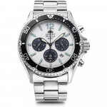 Orient Mako SOLAR PANDA P&auml;ikesepaneeliga Panda K&auml;ekell, Valmistatud Jaapanis, Tootja Garantiiga, RN-TX0203S, Meeste, Valge, H&otilde;bedane