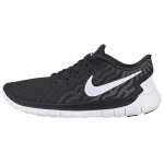 Nike Free 5.0 Slip Resistant Abrasion Resistant Low top Casual Running Shoes Men's Black 724382-002 44