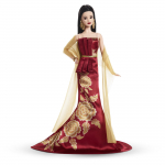 Barbie Hiina Uusaasta 2026 Signature Must Nukkude Maja M&auml;ngimiseks Alates 6. Aastast ja JJX83 Riietumism&auml;ng, &Uuml;les, Punane,