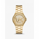 Michael Kors Lennox Pav&eacute; Logo Kuldse Tooniga Logo Kell MK7229 kuld