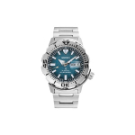 SEIKO Prospe Mehaaniline mehhanism Roostevabast terasest rihm K&auml;ekell Meeste kellad Sinine sihverplaat SRPH75K1 Blue Dial