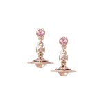 Vivienne Westwood 3D &uuml;mmargune logoga messingist k&otilde;rvar&otilde;ngad Naiste k&otilde;rvar&otilde;ngad Roosa-kuldne 62020032G002PINKGOLD Box