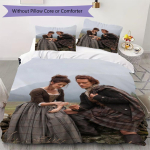 Elav Outlander mustriga voodipesukomplekt Tekikate Padjap&uuml;&uuml;r Kodu kaunistus S&uuml;nnip&auml;evakingitus (1 * tekikott + 2 * padjap&uuml;&uuml;r ilma t&auml;idiseta)241 135x200cm white