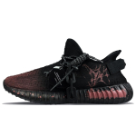 Adidas Originals Yeezy Boost 350 V2 Slip Resistant Abrasion Resistant Low top Casual Shoes Unisex Crackled Red HQ4540(Team40-) 36⅔