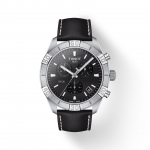 Tissot Nahkrihm must sihver Meeste moekell T101.617.16.051.00 must
