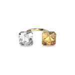 Swarovski Ortyx P&uuml;ramiidl&otilde;ikega Kullatud S&otilde;rmus Unisex s&otilde;rmused H&otilde;be 5620718 Box (Random Color)