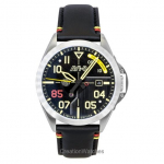 AVI-8 P-51 Mustang Patriot Automaatne Tuskegee Airmen 85. Aastap&auml;eva Piiratud V&auml;ljalase Must T&auml;hikuga AV-4148-01 Meeste K&auml;ekell must