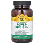 Country Life Power-Dophilus piimavaba probiootikum k&ouml;&ouml;giviljakapslid, 200 tk 200 pcs - 1 ea
