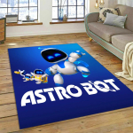 Uus 27 stiilis Astro Bot m&auml;ngukarakteri robotiga koomiksiroboti kingitus vaip elutuppa, magamistuppa, koju, diivani kaunistuseks, laste libisemiskindel p&otilde;randamatt 230x160cm( 90x62in )