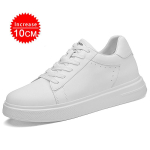 6cm 8cm 10cm Valged liftikud Meestele T&otilde;stetallaga kingad Meeste platvormkingad Meeste tossud Peidetud k&otilde;rguse suurendus Spordijalatsid Vabaajajalatsid 41 white