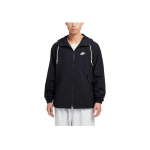 Nike Club Kootud T&otilde;mblukuga Mugav Hingav Jakk Meeste Jakid Must Valge FB7398-010 XL