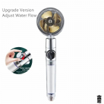 Survega du&scaron;iotsik, vees&auml;&auml;stlik 360 kraadi, p&ouml;&ouml;rlev kahe turboga survega propelleriga ventilaator du&scaron;ipea vannitoatarvikud Upgrade Gold G371B