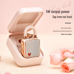 Divoom LoveLock Kaasaskantav Bluetooth-k&otilde;lar (CN versioon) roosa