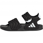 Adidas ADILETTE SANDAL 3.0 Toetav Madala s&auml;&auml;rega Sandaal Must Valge Lastele HQ0114 30.5