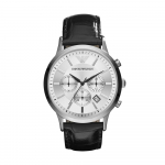 Emporio Armani AR2432 Meeste kvartsikellad Valge sihverplaat 43MM + Karbiga