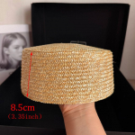 100% &otilde;lg Pillbox m&uuml;ts Suvine baret P&auml;ikesem&uuml;tsid Jaapani retro Umbrohut&otilde;rje Fedora Perenaise mood M&uuml;tsikunst Fascinator Disainerim&uuml;ts 54-58cm &otilde;lgkollane