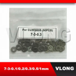 Diislik&uuml;tuse pihusti 7-3-0,1 MM Reguleerimisr&otilde;hu pesuri seibid 0,1 mm 0,2 mm 0,3 mm 0,5 mm 1 mm Reguleerimisr&otilde;hu pad 7-3-1mm