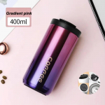 400 ml roostevabast terasest termiline kohvikruus 304 termokruus, lekkekindel kaasaskantav termotass veepudeliga j&otilde;ulukingid 400ml