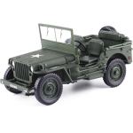 1:18 Willys MB USA Armee II maailmas&otilde;ja s&otilde;jav&auml;e Jeep 4WD S&otilde;jav&auml;e maastikujuhtimisauto Sulametist valatud mudelauto Lauapealne ekspositsioon roheline