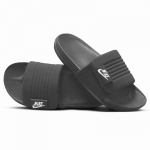 NIKE vabaajajalatsid meestele, libisevad sandaalid, OFFCOURT ADJUST sussid v&auml;litingimusteks, DQ9624-001 42.5 must